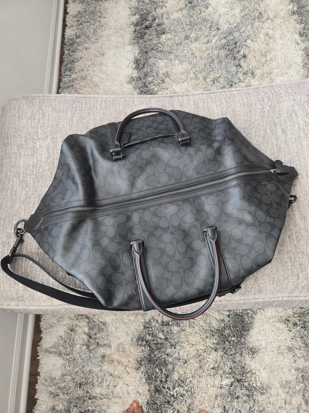 Coach black signature